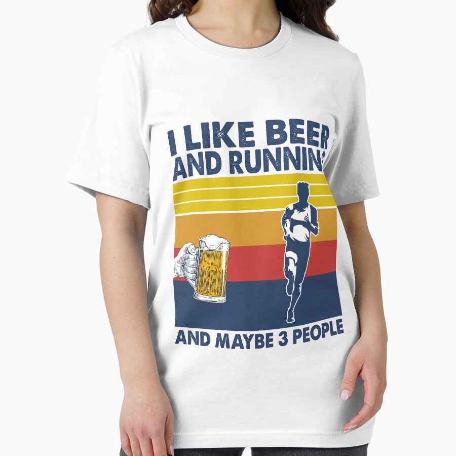 I like beer and running and maybe 3 people by Adolfo114 T-Shirts, Hoodie, Sweatshirt | BlankRebels.com (Image 2)