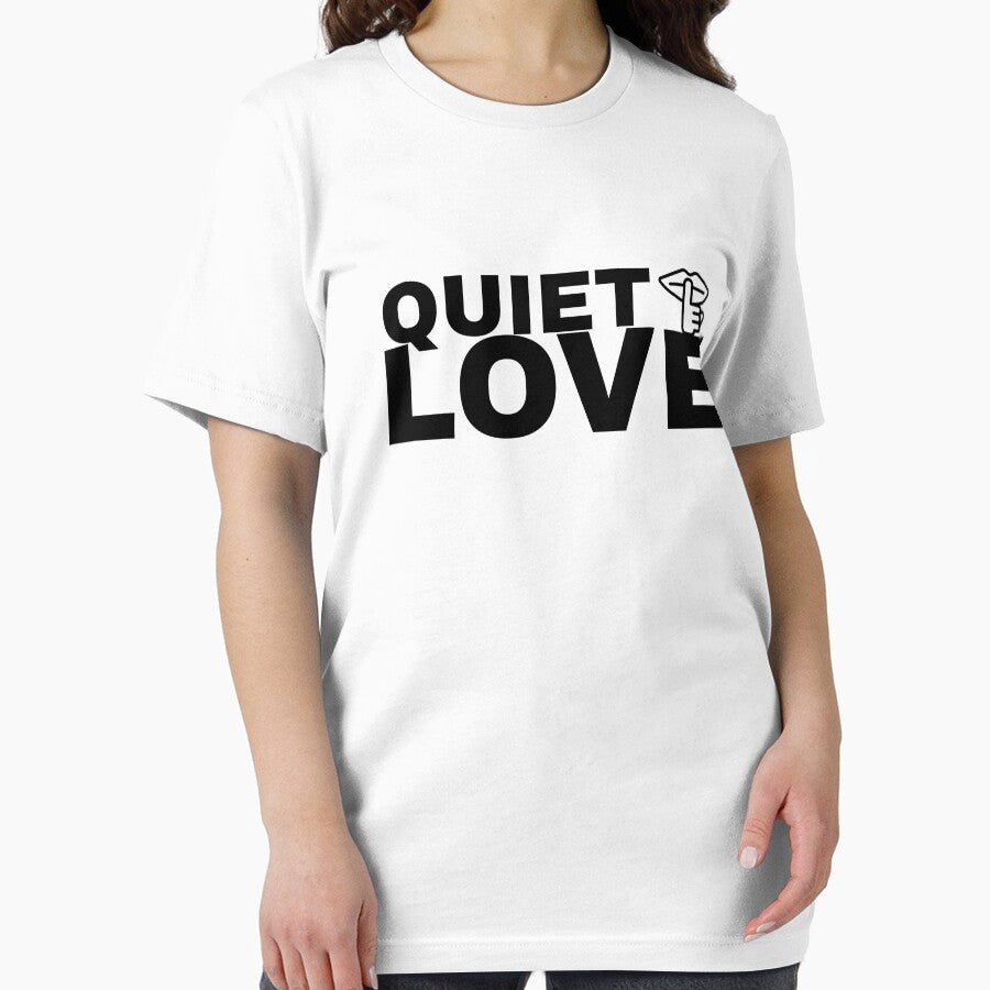 Quiet Love Minimal Typography by FusionNexusArt T-Shirts, Hoodie, Sweatshirt | BlankRebels.com (Image 2)