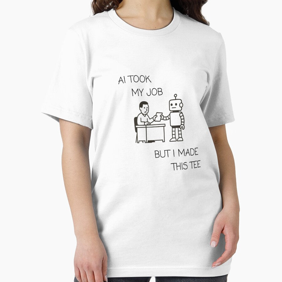 AI Took My Job Funny Tech Software Print by Unique Egg