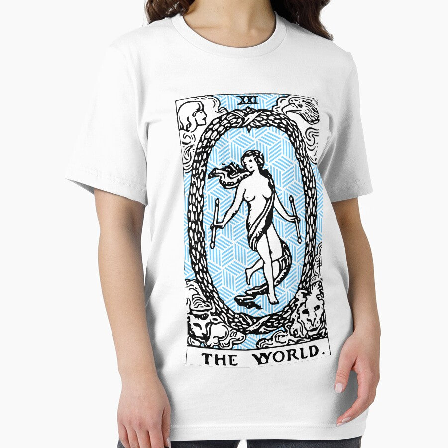 Geometric Tarot Print - The World by Annalee Beer T-Shirts, Hoodie, Sweatshirt | BlankRebels.com (Image 2)