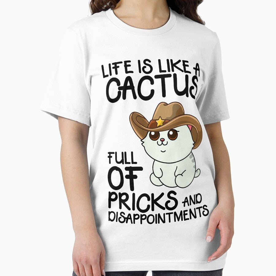 Cactus Life Cowboy Cat Quote by Design_for_merch T-Shirts, Hoodie, Sweatshirt | BlankRebels.com (Image 2)