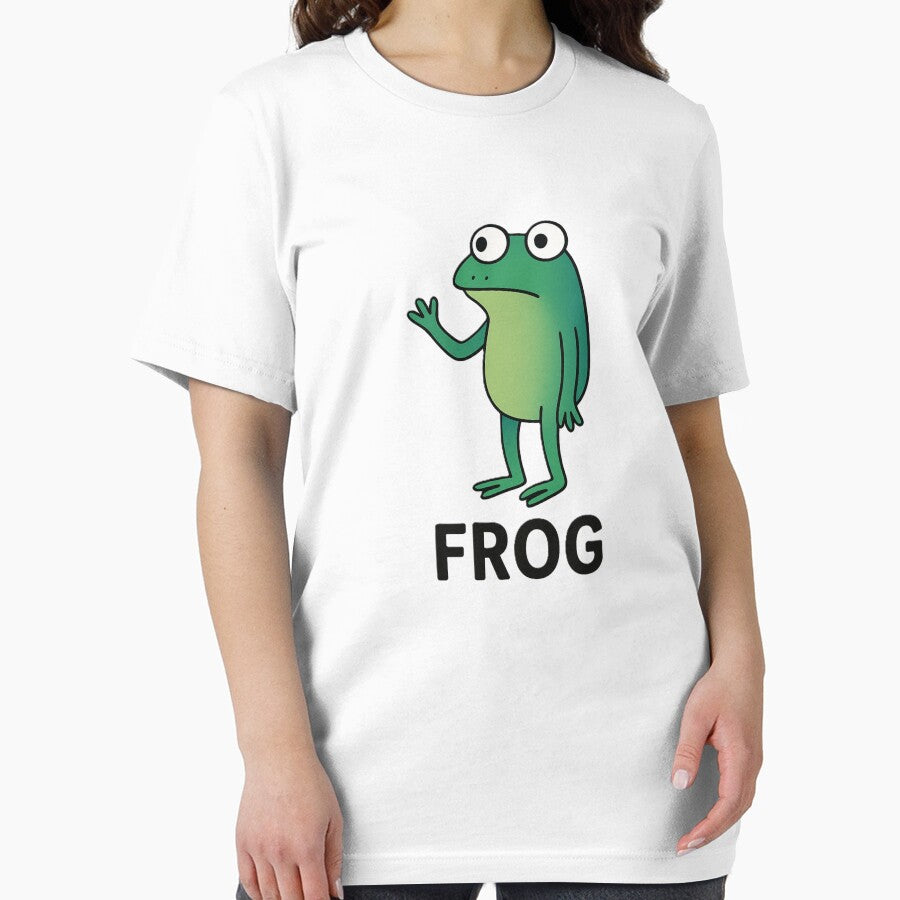 Funny Frog Meme – Cartoon Frog With Raised Hand by OxiSkor T-Shirts, Hoodie, Sweatshirt | BlankRebels.com (Image 2)