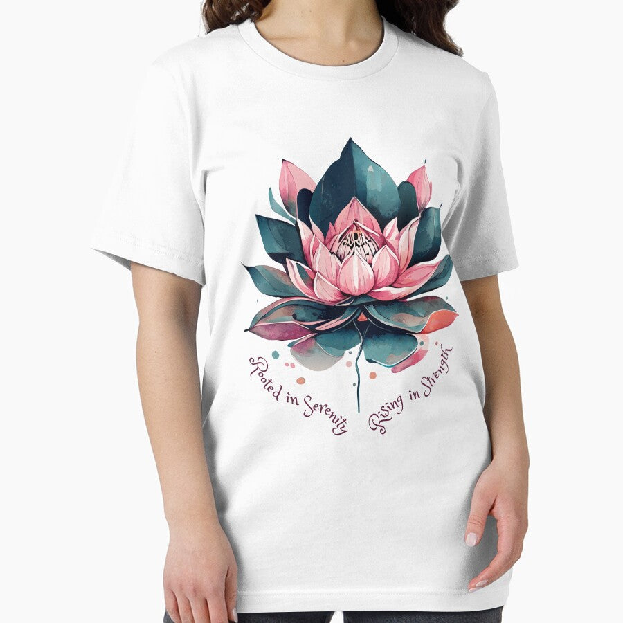 Rooted in Serenity, Rising in Strength by LyricsWear T-Shirts, Hoodie, Sweatshirt | BlankRebels.com (Image 2)