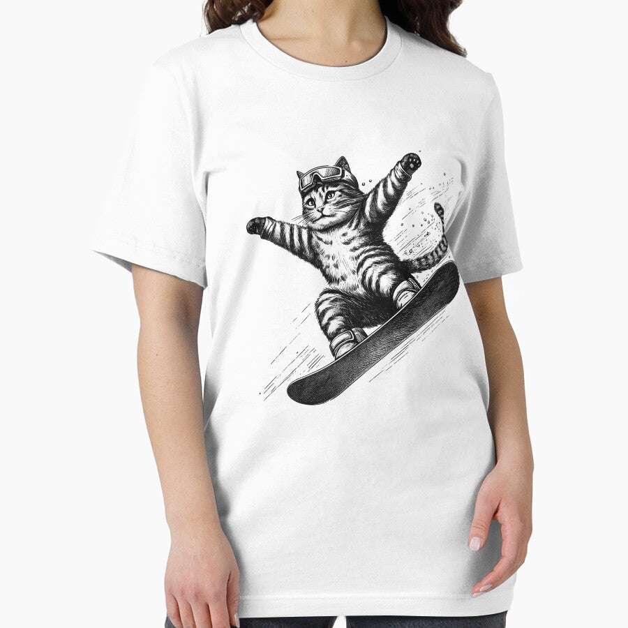 Cat Go Snowboarding by Kimberley King Art  King Art T-Shirts, Hoodie, Sweatshirt | BlankRebels.com (Image 2)