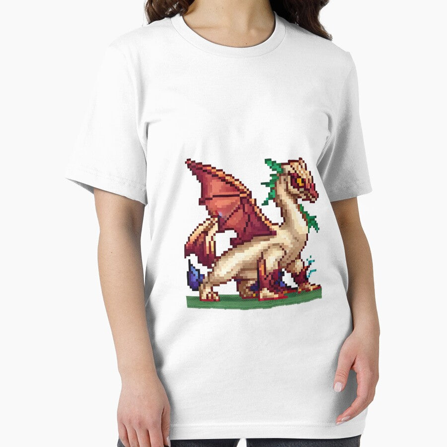 Pixel Flames: Journey of the Dragon Game by Paolospresent T-Shirts, Hoodie, Sweatshirt | BlankRebels.com (Image 2)