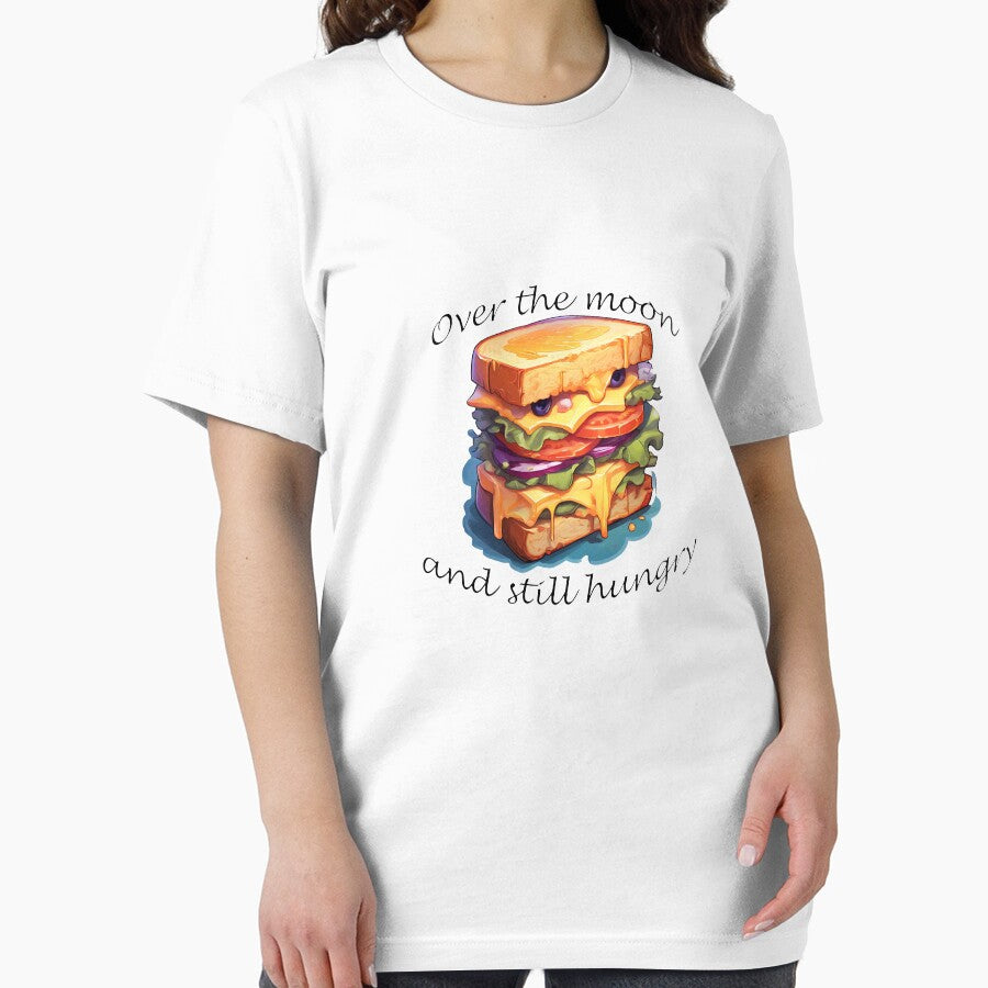 Over the moon and still hungry by GroungeShop T-Shirts, Hoodie, Sweatshirt | BlankRebels.com (Image 2)