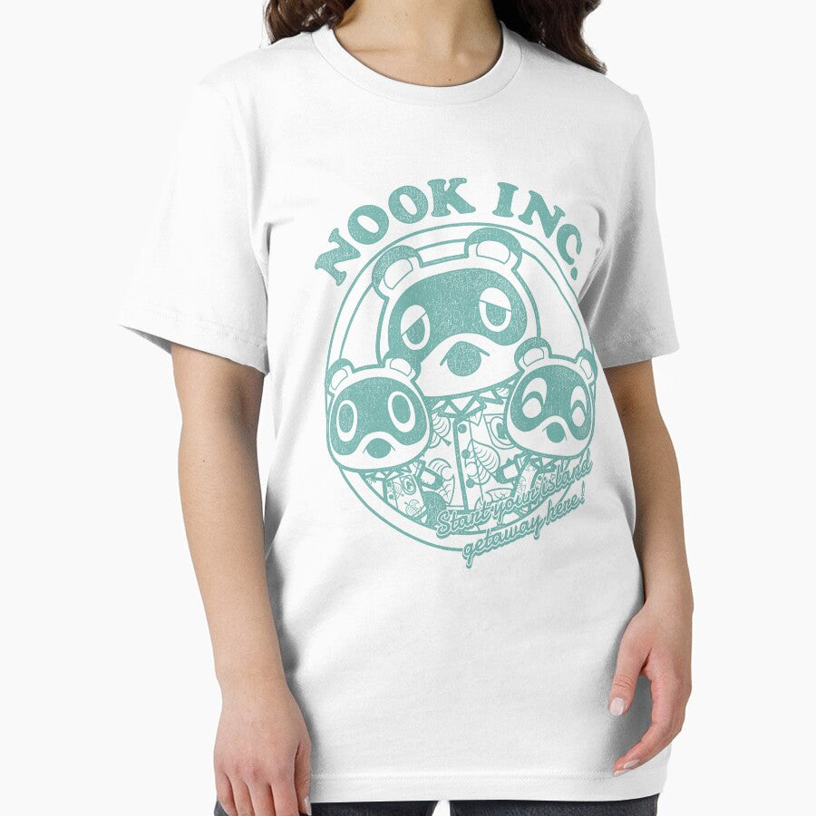Animal Crossing: New Horizons Nook Inc. Getaway Faded Badge by FifthSun T-Shirts, Hoodie, Sweatshirt (Image 2)