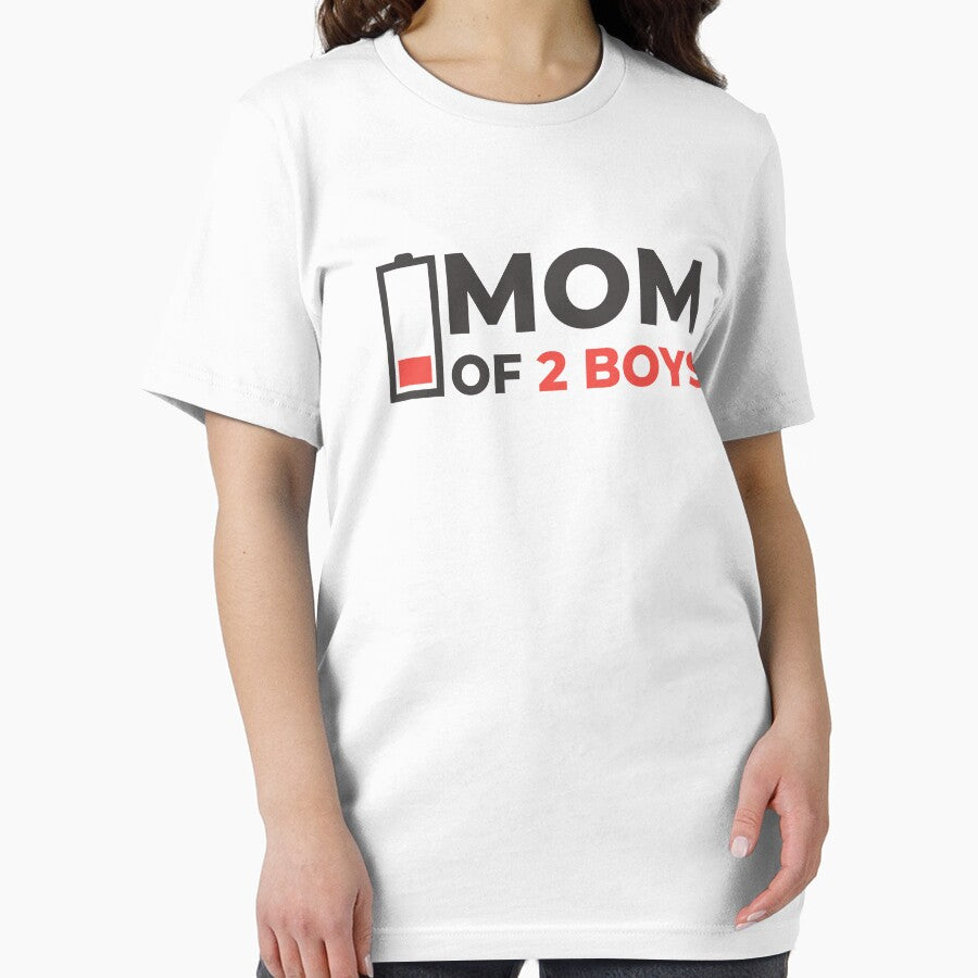 Low Batery Mom of 2 Boys by TamGustam T-Shirts, Hoodie, Sweatshirt | BlankRebels.com (Image 2)