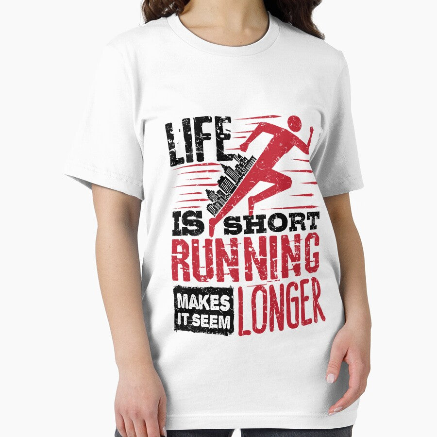 Life Is Short Running Makes It Seem Longer by jaygo T-Shirts, Hoodie, Sweatshirt | BlankRebels.com (Image 2)