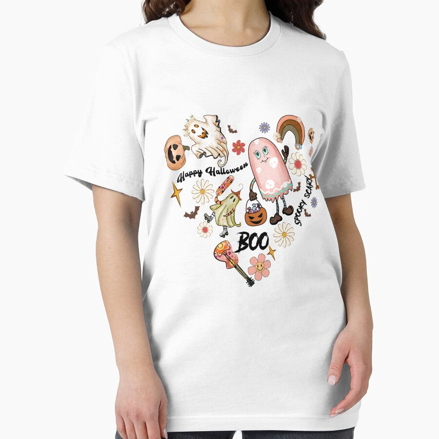Happy Halloween Boo Spooky Scary Sublimation by Teapot-art T-Shirts, Hoodie, Sweatshirt | BlankRebels.com (Image 2)