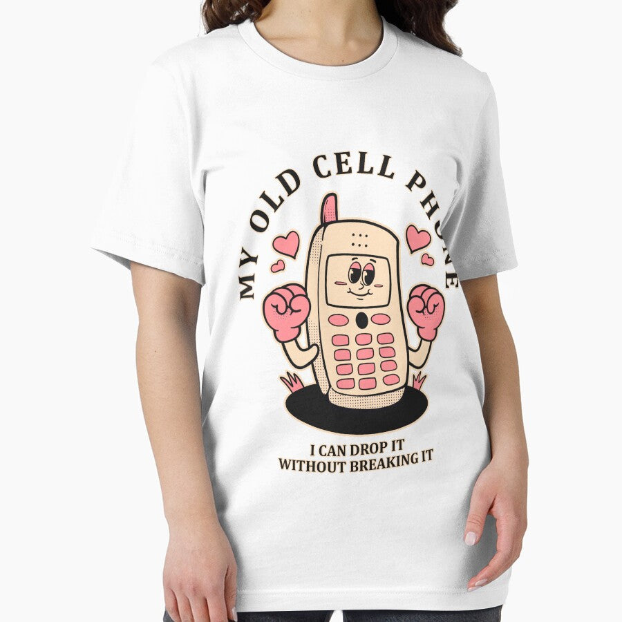 My old  cell phone, I can drop it without breaking it by Design_for_merch T-Shirts, Hoodie, Sweatshirt (Image 2)