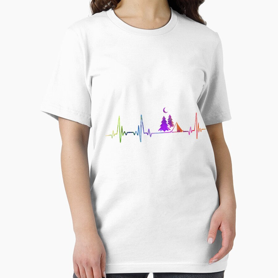 camping heartbeat watercolor by loves789 T-Shirts, Hoodie, Sweatshirt | BlankRebels.com (Image 2)