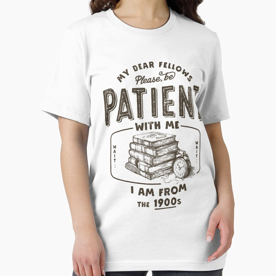 Please Be Patient I’m From The 1900s Bookworm Librarian by Geek Updated T-Shirts, Hoodie, Sweatshirt (Image 2)