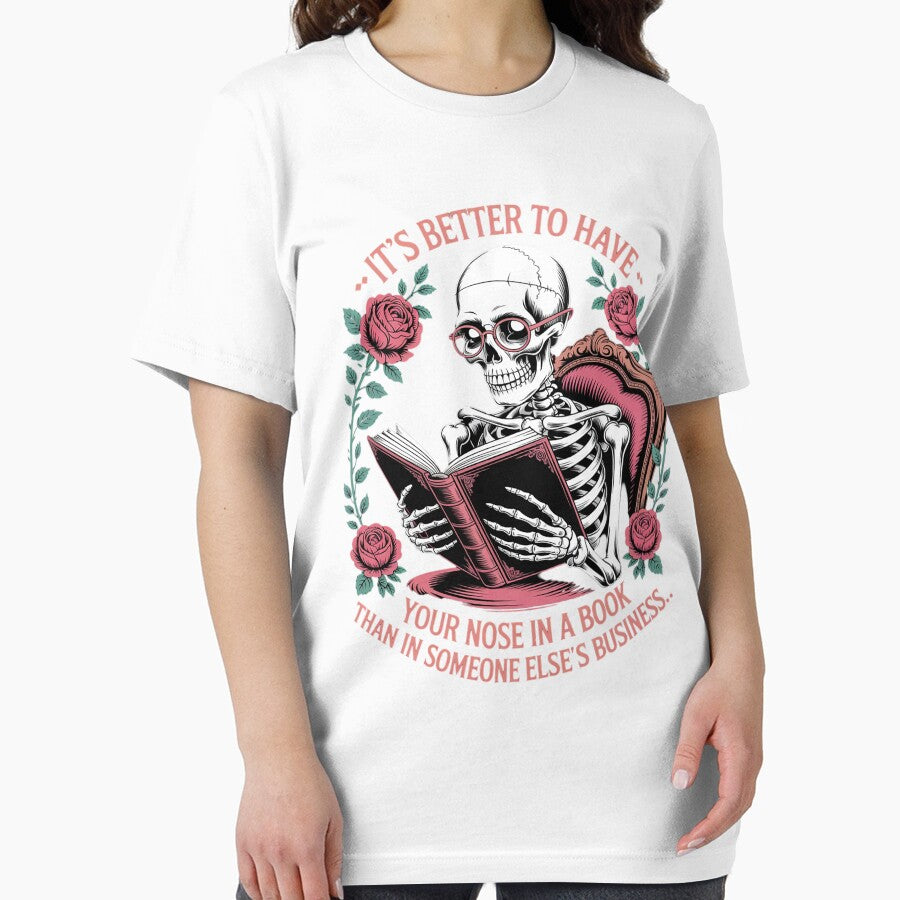 It's Better To Have Your Nose In A Book by petrichorsworld T-Shirts, Hoodie, Sweatshirt | BlankRebels.com (Image 2)
