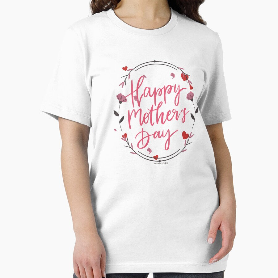 Happy mothers day Adults T-Shirt Type1 by Nimmandesignart