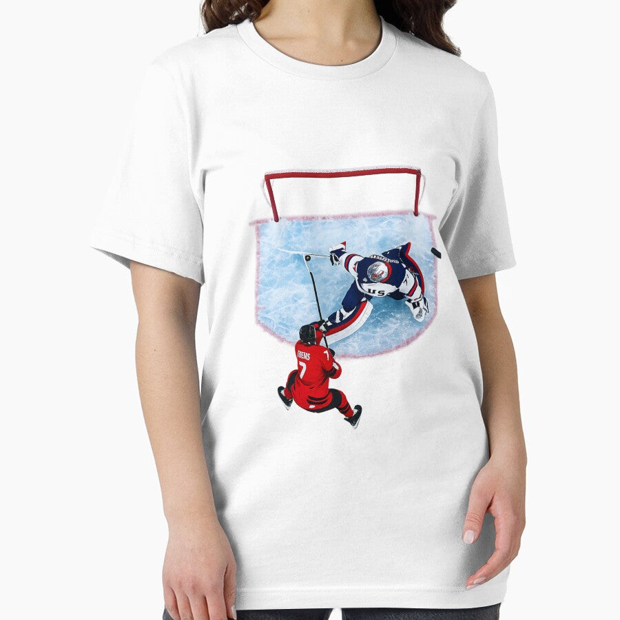 USA Ice Hockey Goalie Save Hockey Player Fan Sport by SofenArt T-Shirts, Hoodie, Sweatshirt | BlankRebels.com (Image 2)