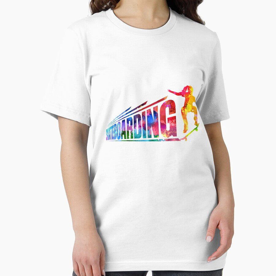 Skateboarding Bigger watercolor by Kaylee-Rachael T-Shirts, Hoodie, Sweatshirt | BlankRebels.com (Image 2)