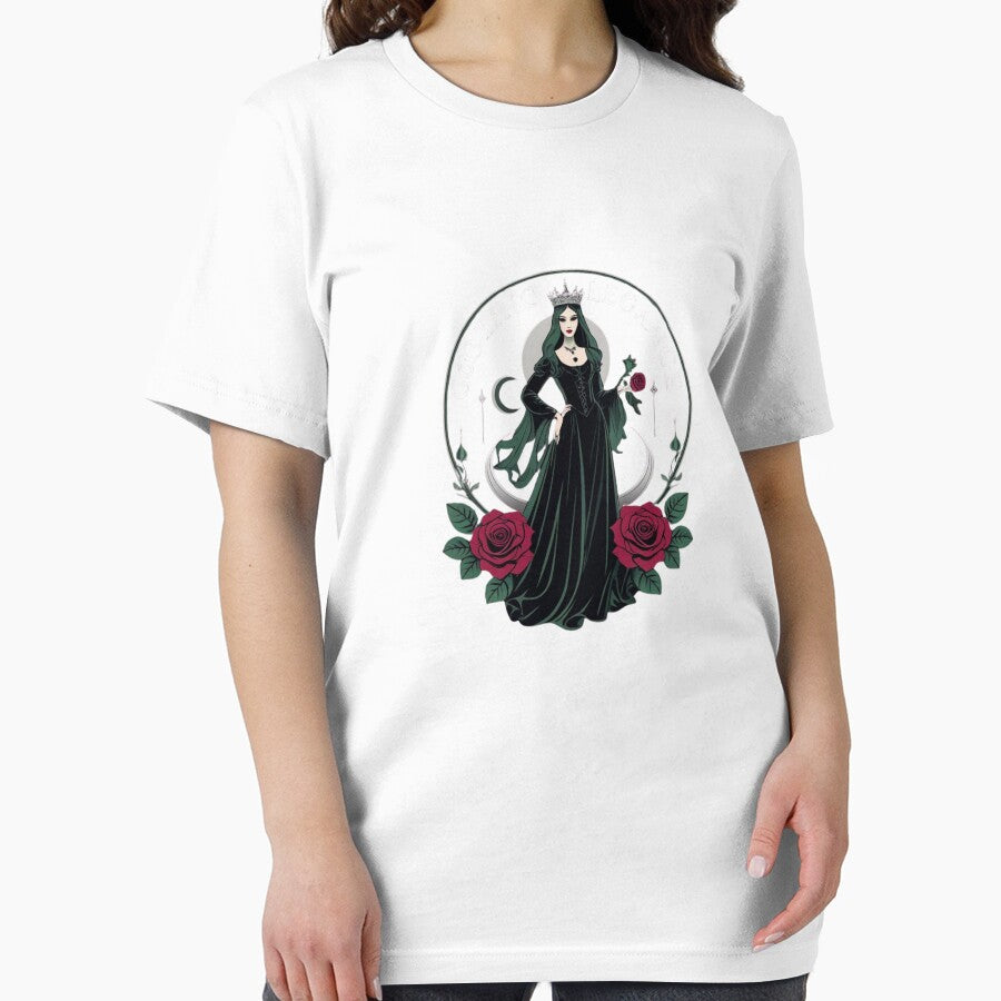 Gothic Portrait of a Mysterious Lady by ShadowSteel T-Shirts, Hoodie, Sweatshirt | BlankRebels.com (Image 2)