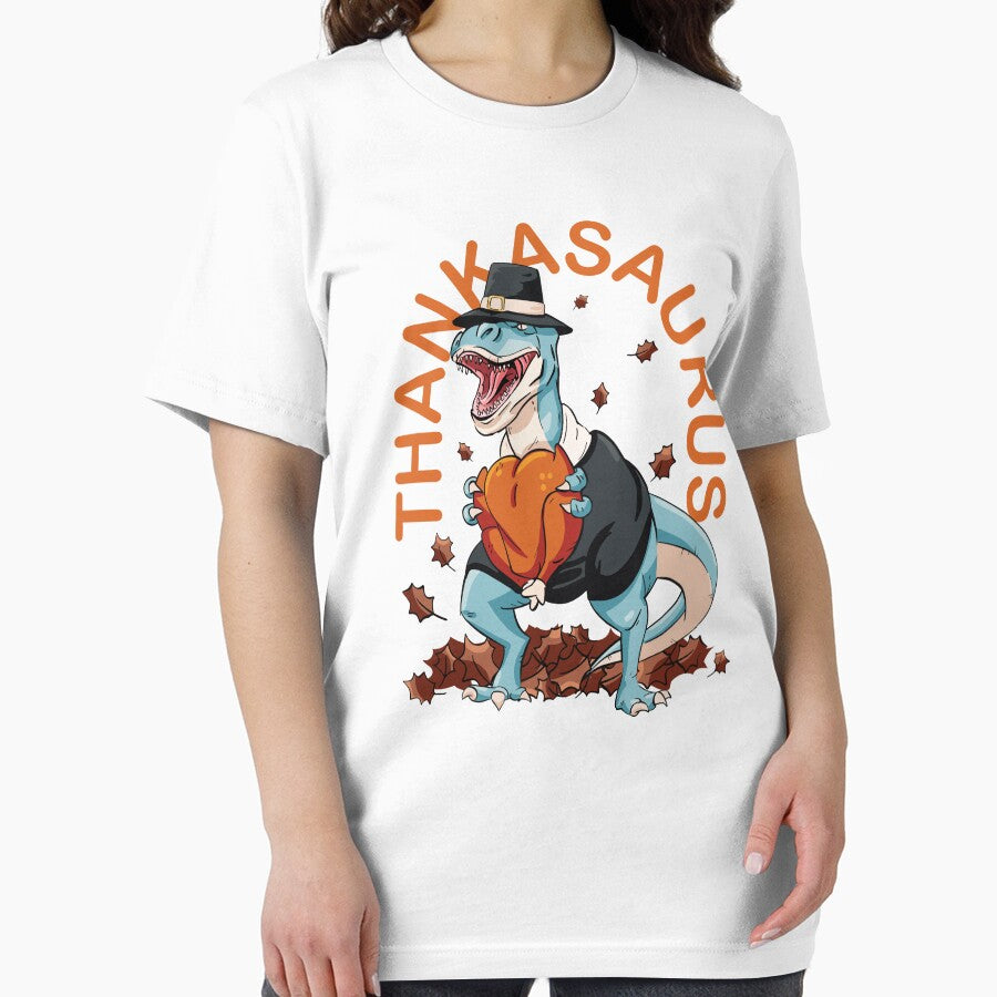 TRex Thankasaurus Thanksgiving by Shop Yeah T-Shirts, Hoodie, Sweatshirt | BlankRebels.com (Image 2)