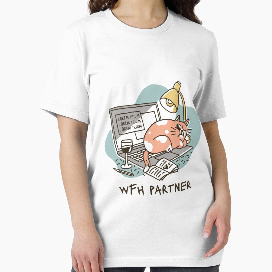 Work from home partner - cute cat lover by Mindy Bubble T-Shirts, Hoodie, Sweatshirt | BlankRebels.com (Image 2)