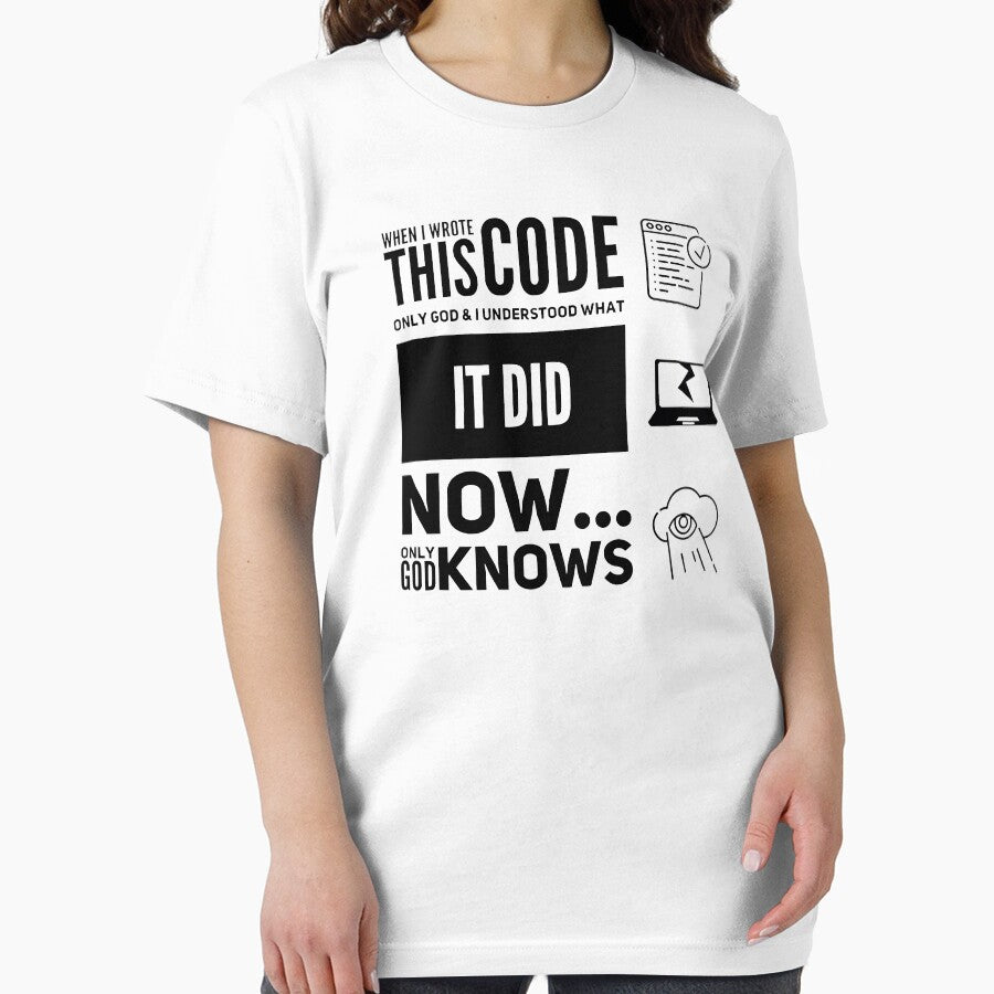 When I Wrote This Code Only God and I Understood What It Did Now Only God Knows (black) by Stornu2Ruedas... (Image 2)
