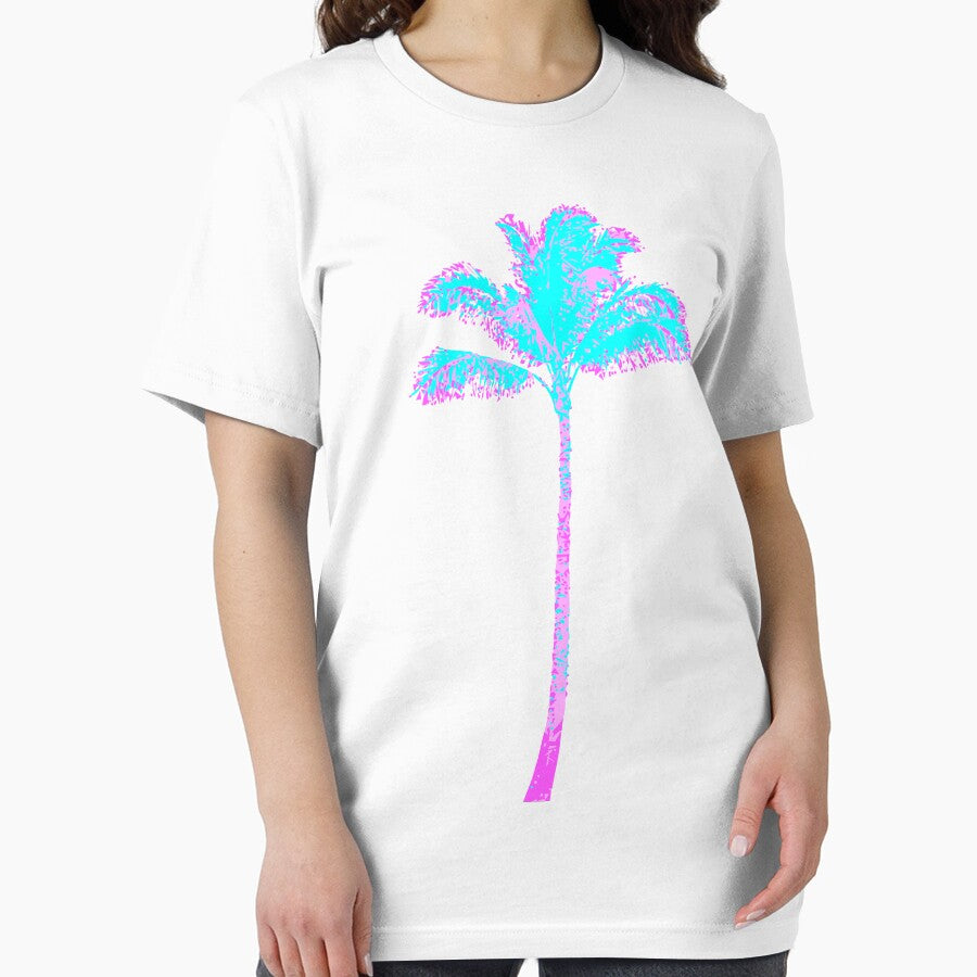 Palm Tree - Vaporwave by StefanH13 T-Shirts, Hoodie, Sweatshirt | BlankRebels.com (Image 2)