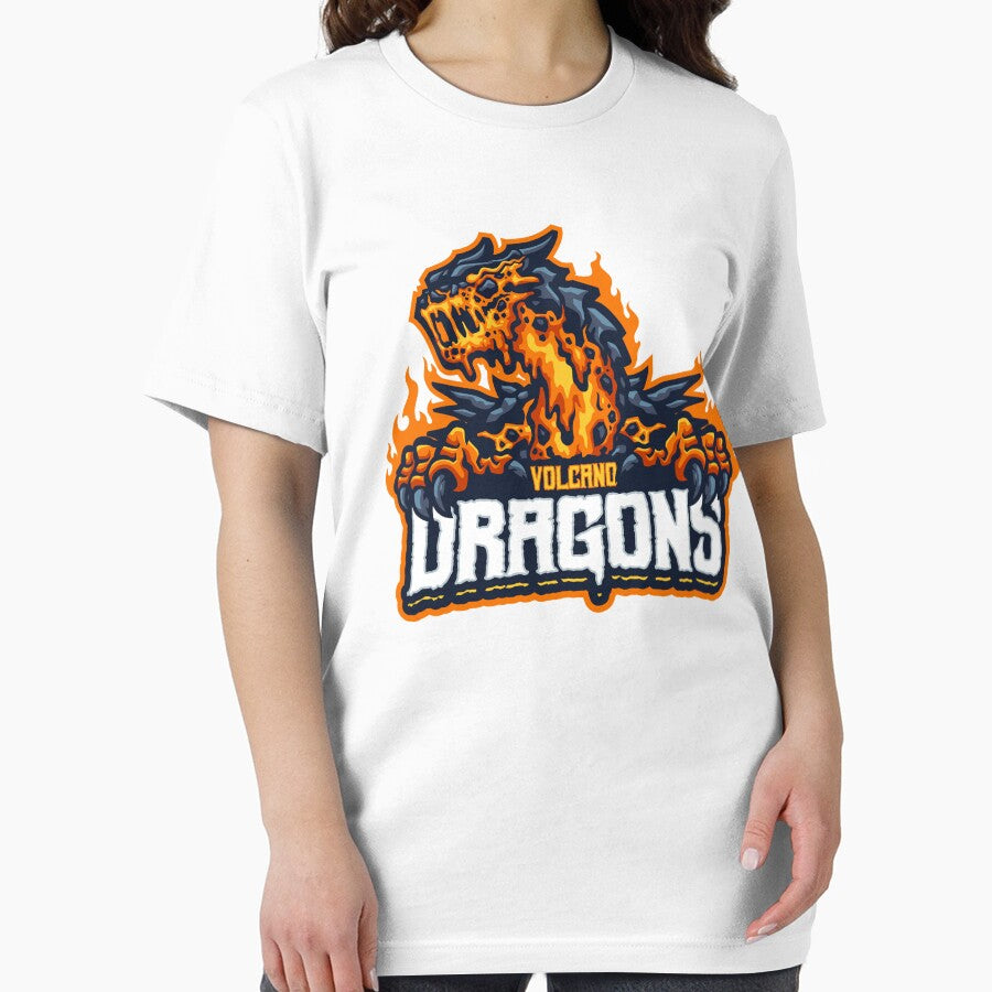 Fire Volcano Dragons Mascot by AnimalLover4eva T-Shirts, Hoodie, Sweatshirt | BlankRebels.com (Image 2)