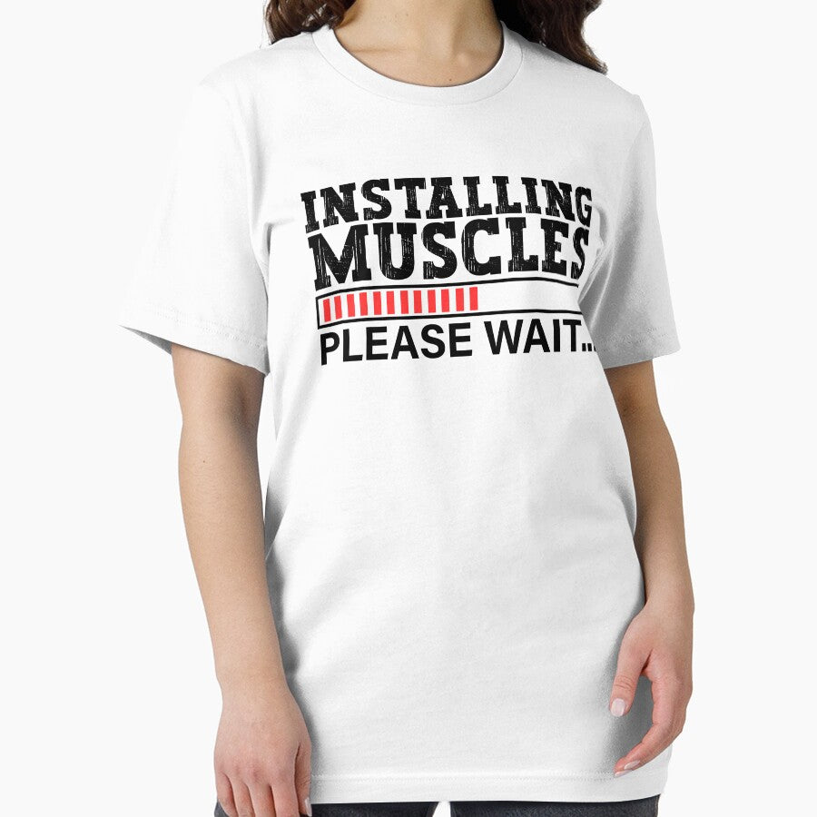 Installing muscles please wait by Stixdesigns T-Shirts, Hoodie, Sweatshirt | BlankRebels.com (Image 2)