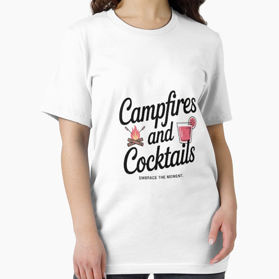 Camping Campfires And Cocktails Camping by MangoFit T-Shirts, Hoodie, Sweatshirt | BlankRebels.com (Image 2)