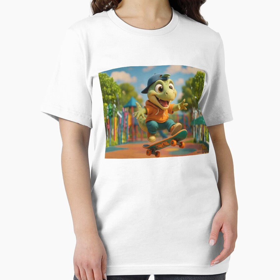 Skater Muttaburrasaurus Dinosaur 1 by Sillytoe T-Shirts, Hoodie, Sweatshirt | BlankRebels.com (Image 2)
