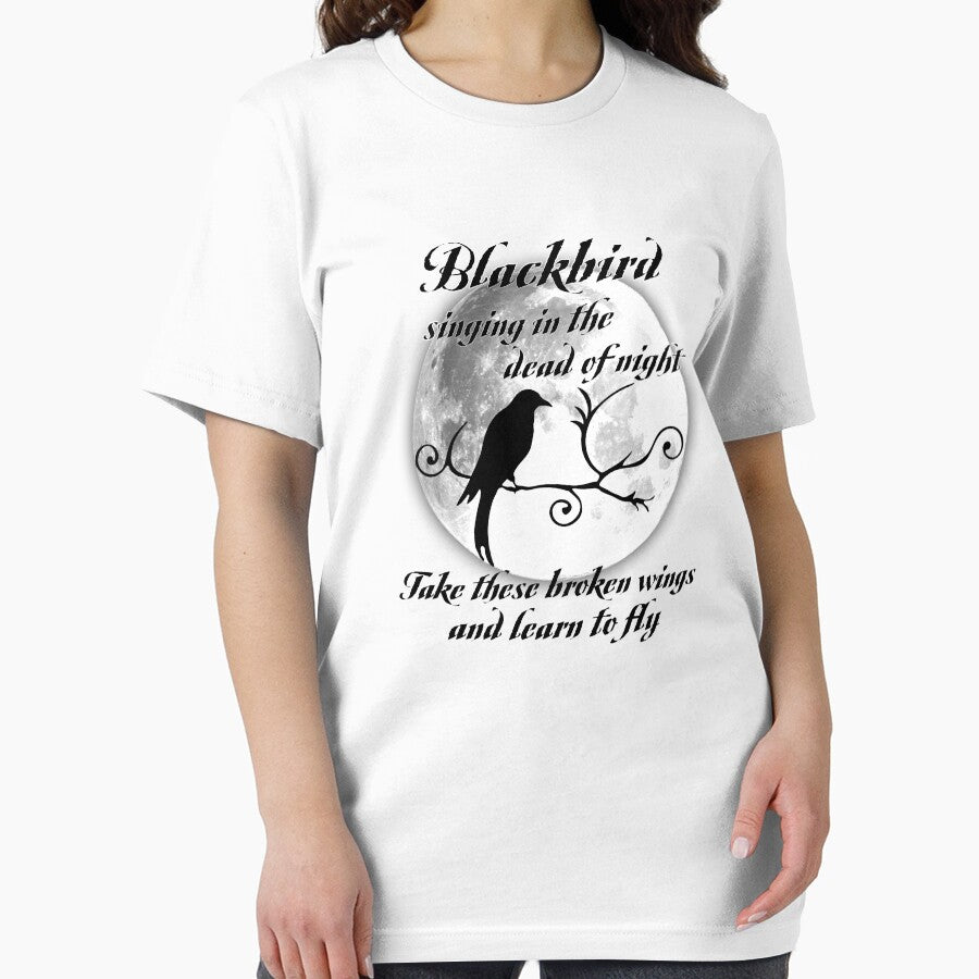 Blackbird Singing In The Dead Of Night Hippie by RaymondPurves T-Shirts, Hoodie, Sweatshirt | BlankRebels.com (Image 2)