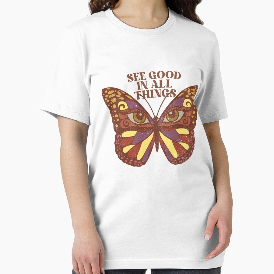 See Good In All Things Funny Butterfly Halloween by Teapot-art T-Shirts, Hoodie, Sweatshirt | BlankRebels.com (Image 2)
