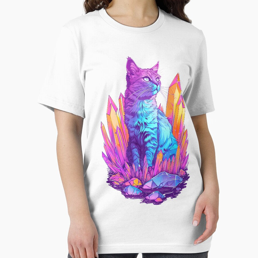 Cat with Crystals by Darmoks-Geeks T-Shirts, Hoodie, Sweatshirt | BlankRebels.com (Image 2)