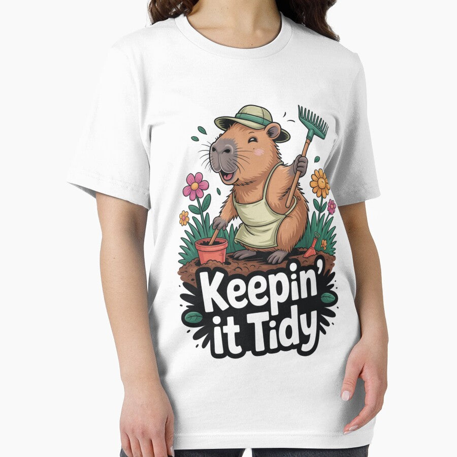 Capybara Chill – Just Chilling Garden Mood by DreamOnShirts T-Shirts, Hoodie, Sweatshirt | BlankRebels.com (Image 2)