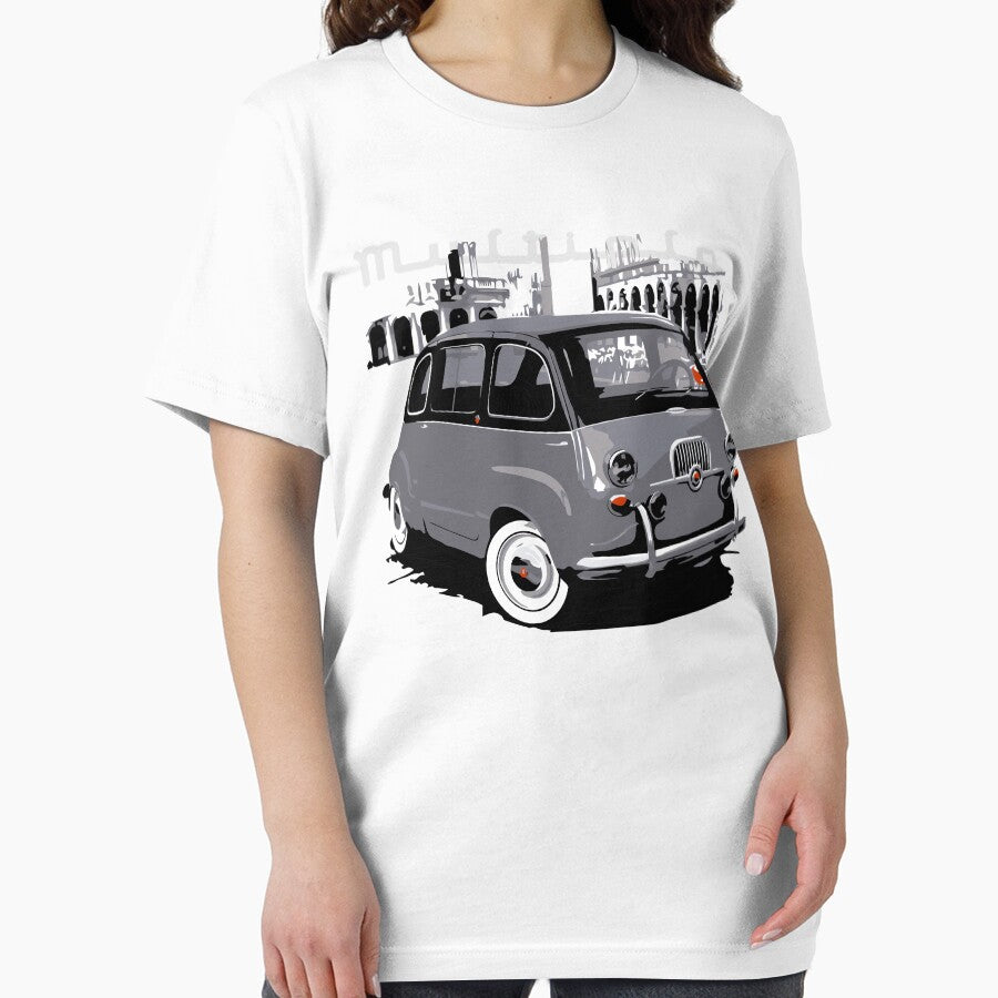 600 Multipla – Vintage Italian Microvan Classic by tupaffi T-Shirts, Hoodie, Sweatshirt | BlankRebels.com (Image 2)