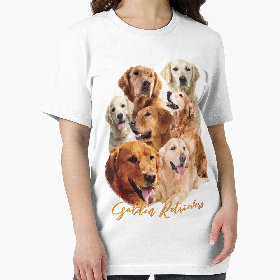 Golden Retriever Composite! Especially for Golden owners! by rs-designs T-Shirts, Hoodie, Sweatshirt (Image 2)