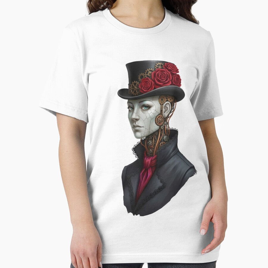 Dark Gothic Steampunk Mechanical Portrait by The Visual Syllabus T-Shirts, Hoodie, Sweatshirt | BlankRebels.com (Image 2)