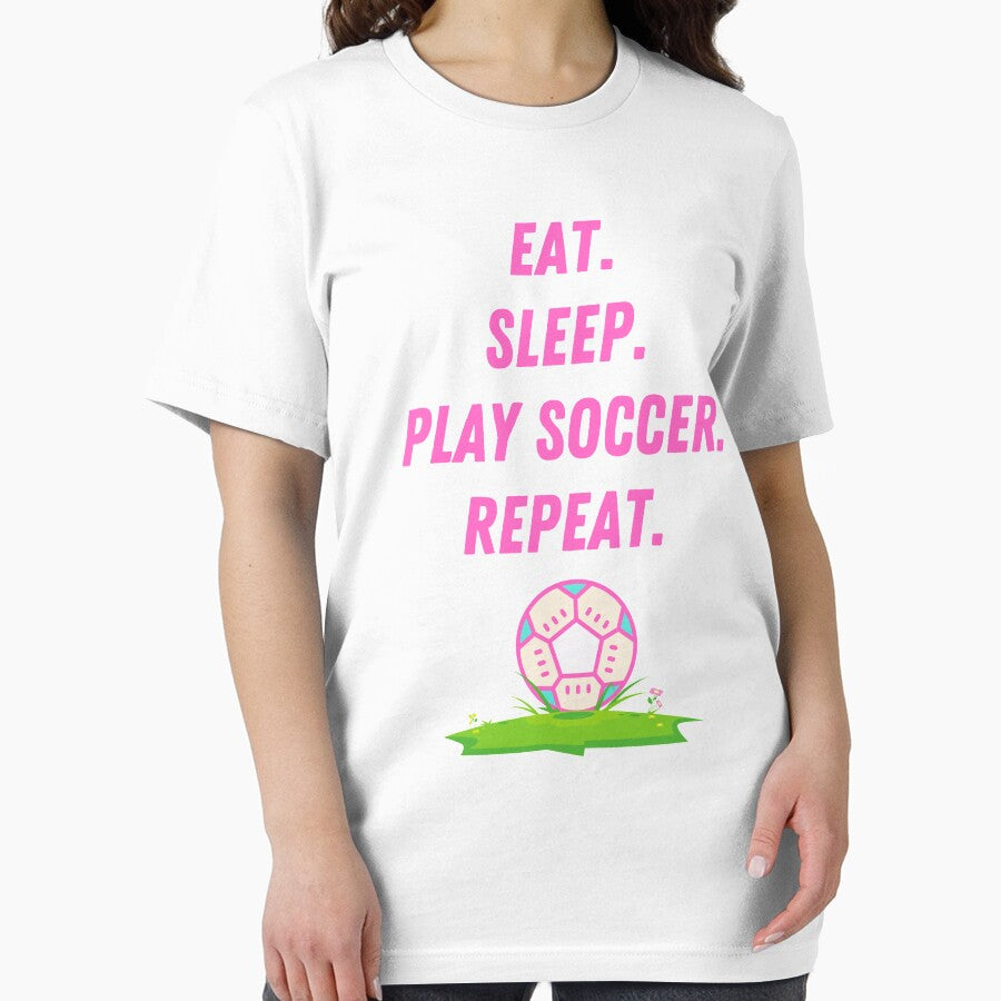 Eat Sleep Play Soccer by Jonathan Dessins