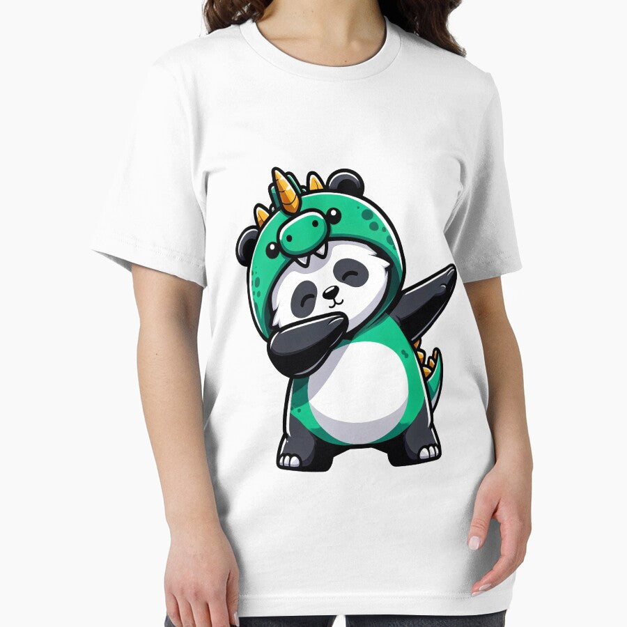 Adorable Dabbing Panda in Dinosaur Costume - Perfect for Fun and Fantasy Lovers by NTTWJIYA T-Shirts, Hoodie,... (Image 2)