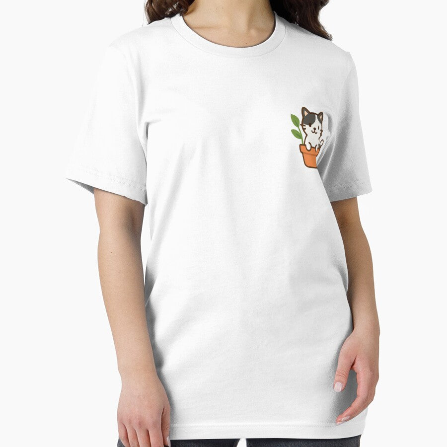 Cute Plant Cat Hybrid for Cozycore Aesthetic by Kalaidax T-Shirts, Hoodie, Sweatshirt | BlankRebels.com (Image 2)