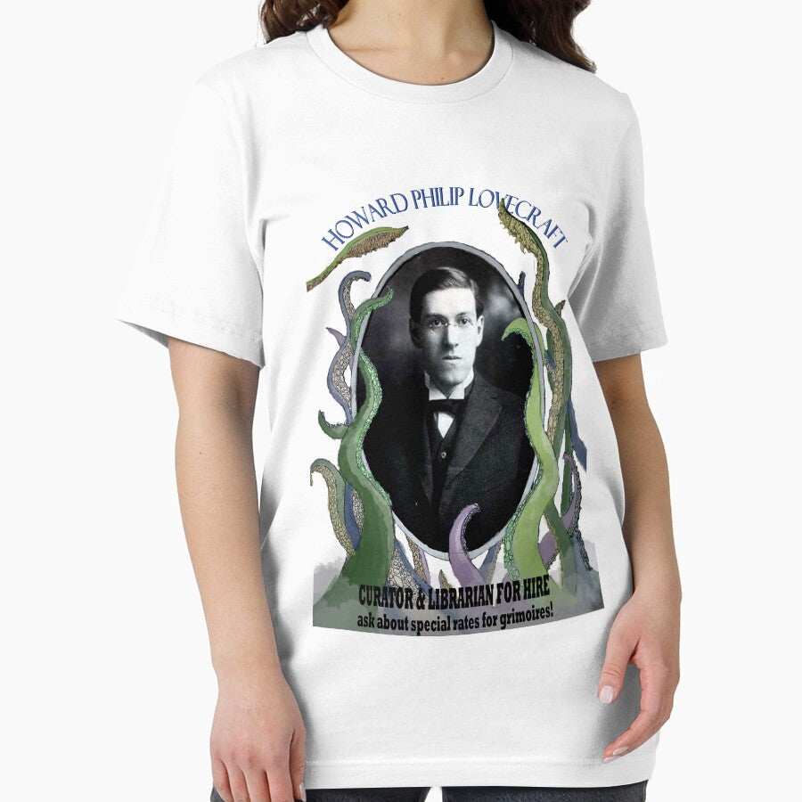 Lovecraft for Hire by gravewriter71 T-Shirts, Hoodie, Sweatshirt | BlankRebels.com (Image 2)