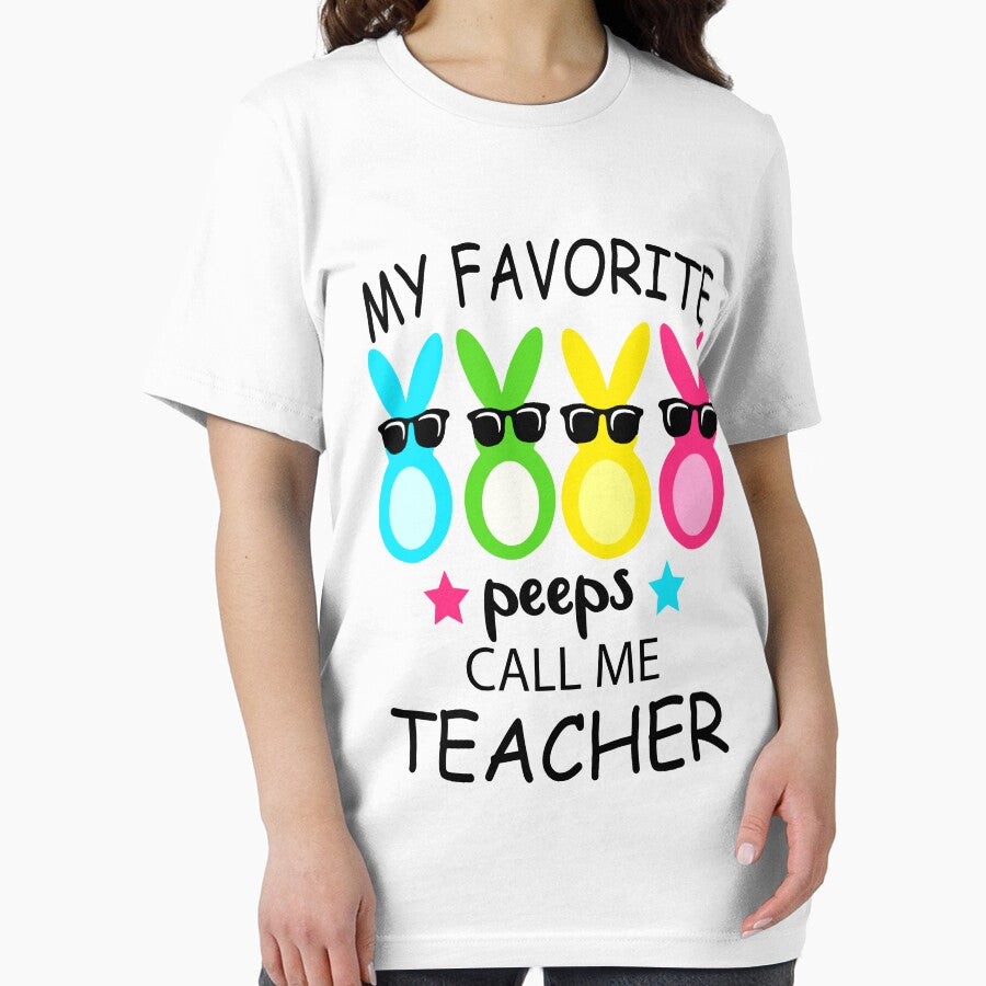 My Favorite Peeps Call Me teacher by Wilkinson39 T-Shirts, Hoodie, Sweatshirt | BlankRebels.com (Image 2)