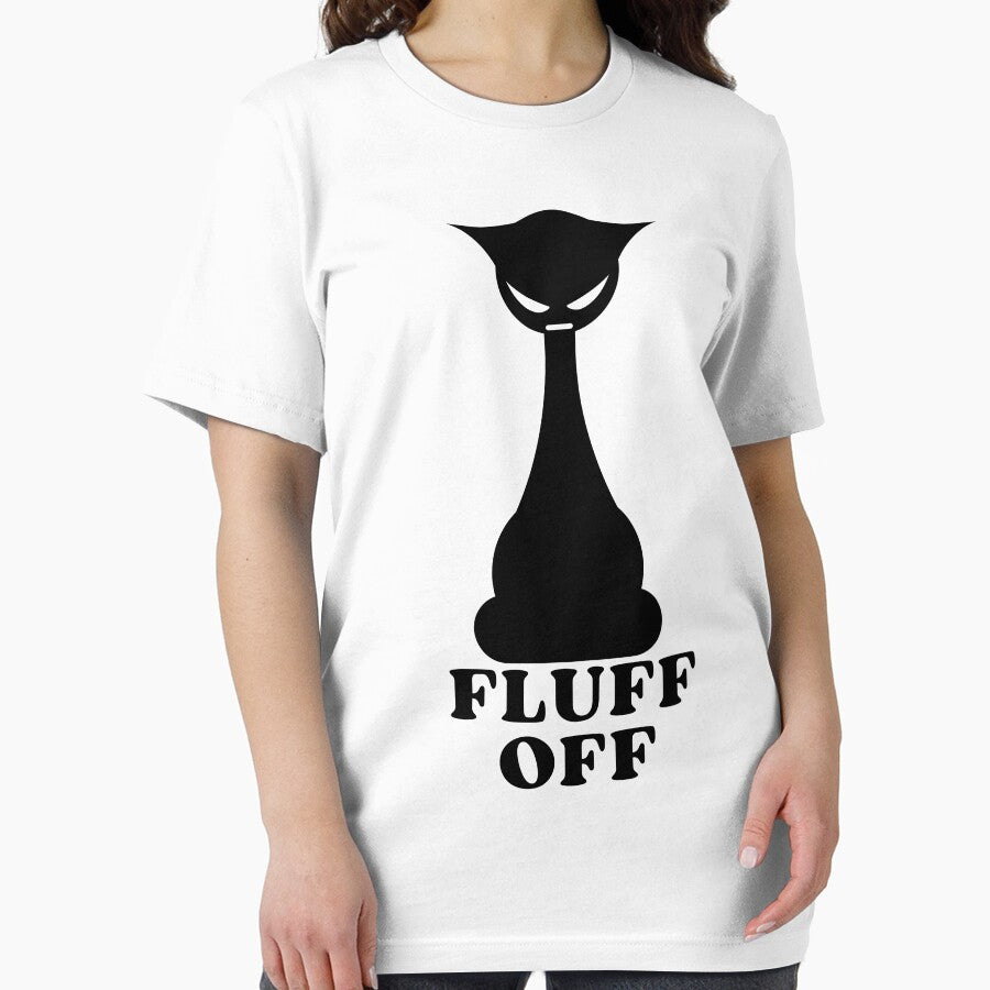 FLUFF OFF ANGRY CAT SILHOUETTE - Funny Cat Pictures with Captions and Cat Sayings by FunnyCatsFam