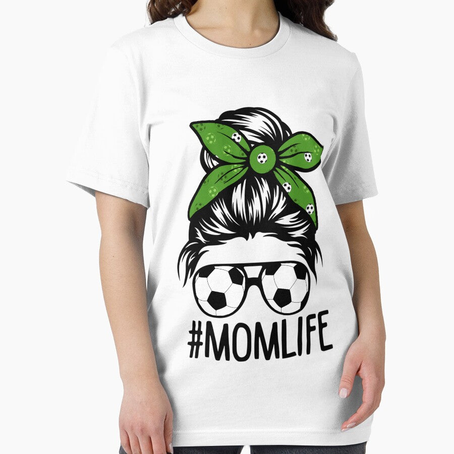 Mom Life Football Mothers Day Messy Bun by BiancaMoss51 T-Shirts, Hoodie, Sweatshirt | BlankRebels.com (Image 2)