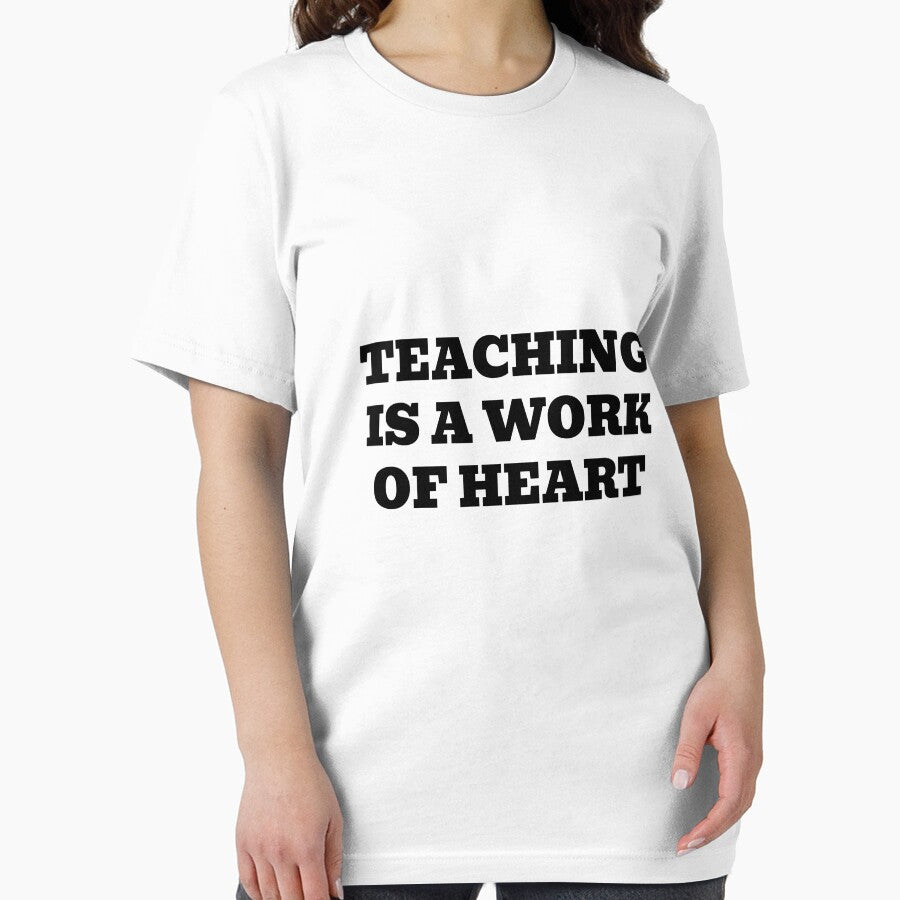 Teaching Is A Work Of Heart Teacher Appreciation Design by WakeNBake-Tees Hoodie, Sweatshirt | BlankRebels.com (Image 2)