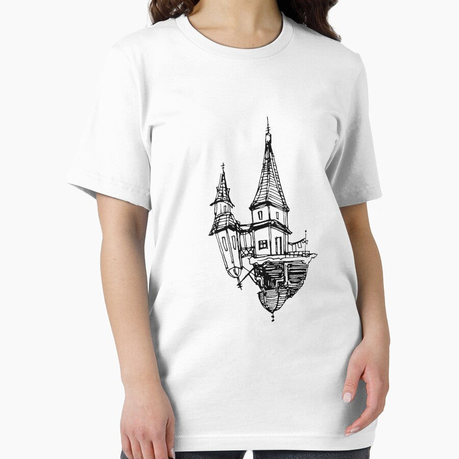 Floating Castle by LucyMolineuxArt T-Shirts, Hoodie, Sweatshirt | BlankRebels.com (Image 2)