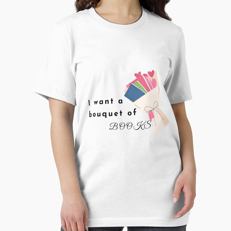I want a bouquet of Books | Valentine's Collection by Nyxander's Bookish Catalogue T-Shirts, Hoodie, Sweatshirt (Image 2)