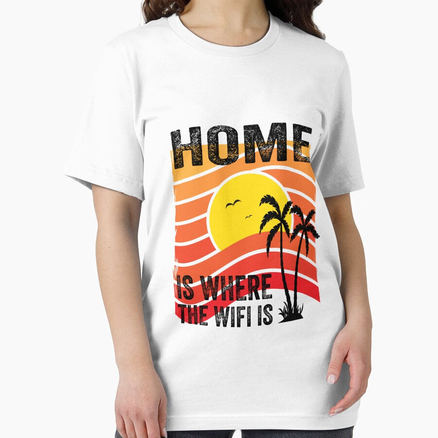 HOME IS WHERE THE WIFI IS by w1ckerman T-Shirts, Hoodie, Sweatshirt | BlankRebels.com (Image 2)