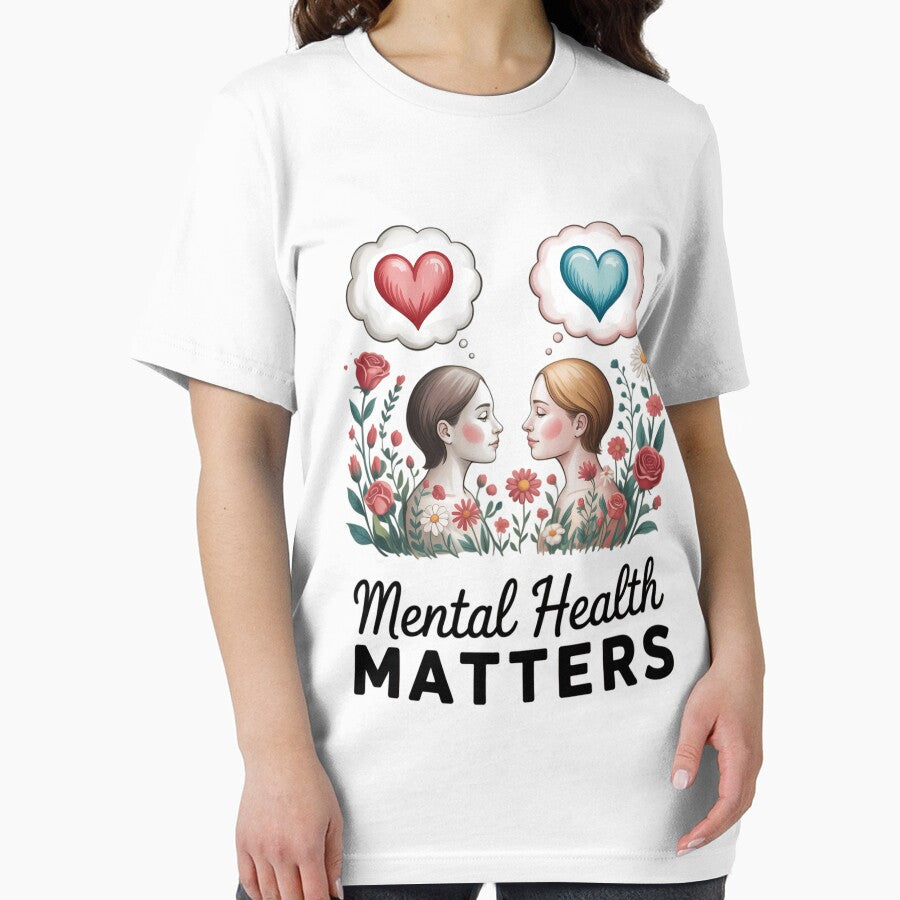 Yellow Mental Health Awareness -Mental Health Matters by DoorwayThreads T-Shirts, Hoodie, Sweatshirt (Image 2)