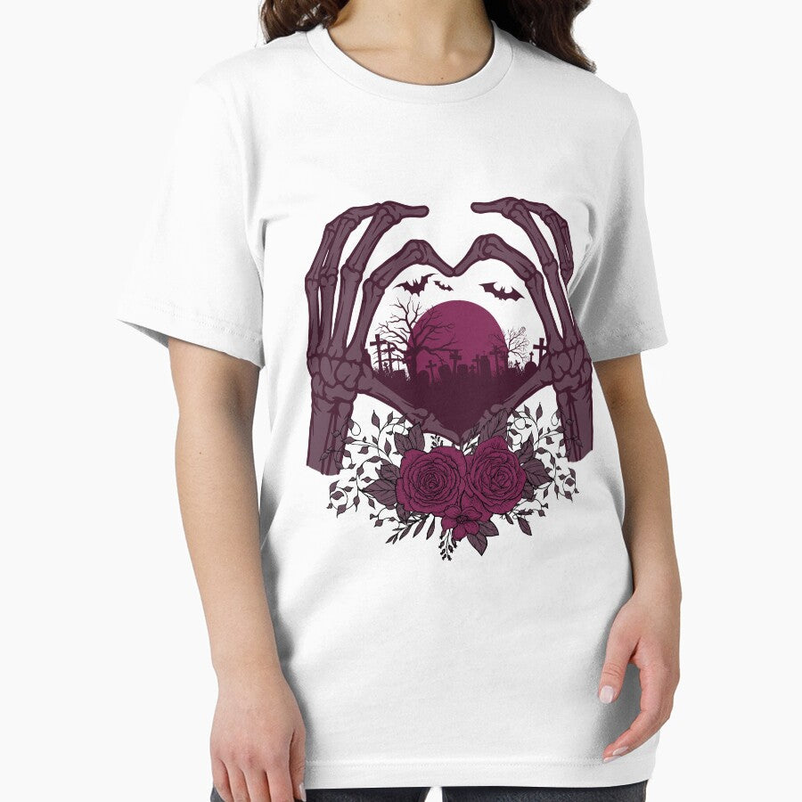 Skeleton Hand With Rose Halloween by Bemumd-art T-Shirts, Hoodie, Sweatshirt | BlankRebels.com (Image 2)